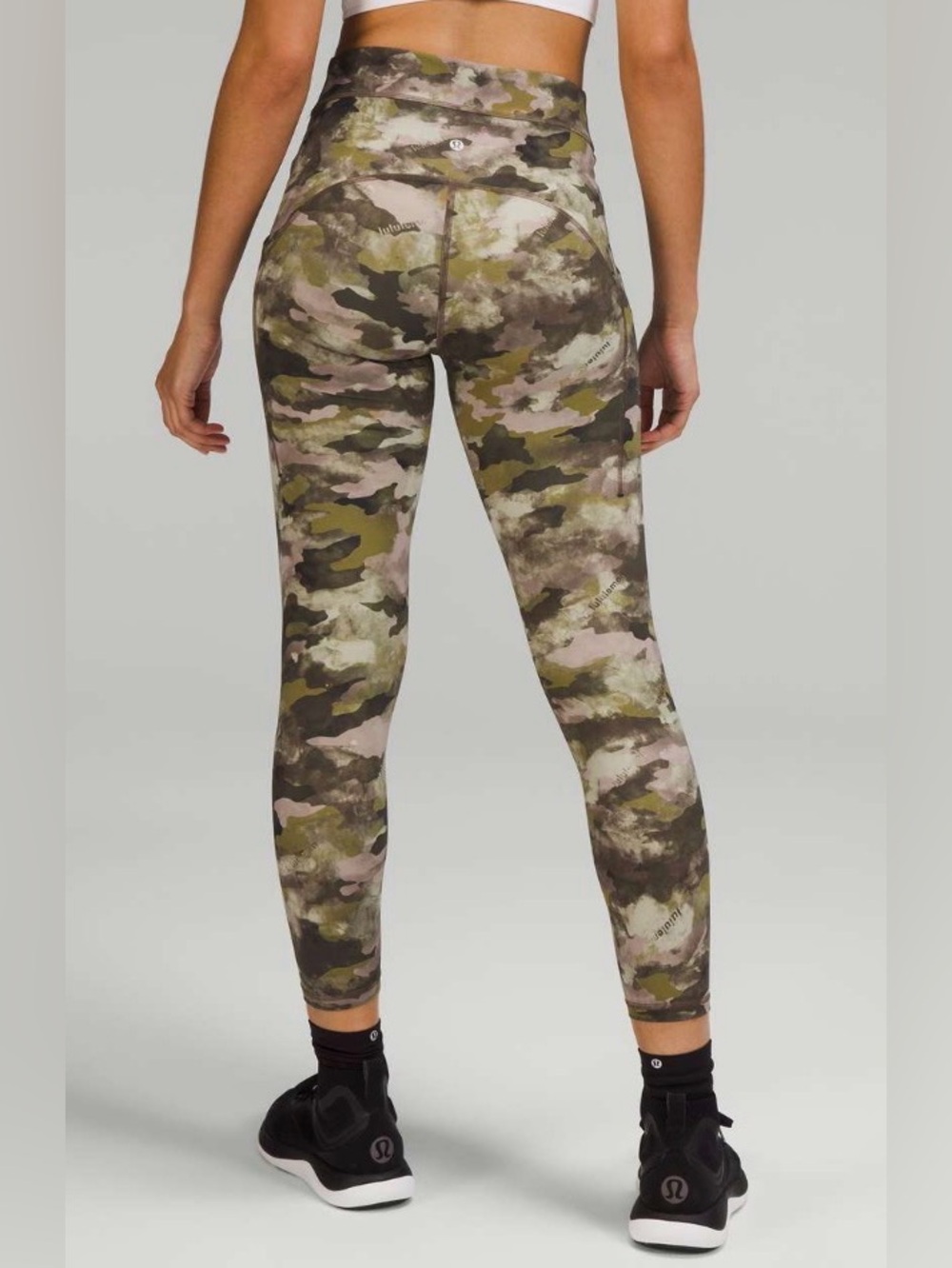 NWOT New Lululemon Power Thru High-Rise Tight 25" Heritage Camo Wash - Picture 1 of 6